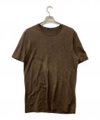 GUCCIグッチ）の古着「半袖カットソー Short Sleeves Nice Printed Pattern Crew Neck Sleeve T-Shirt 269396 X3648」｜ブラウン