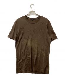GUCCI（グッチ）の古着「半袖カットソー Short Sleeves Nice Printed Pattern Crew Neck Sleeve T-Shirt 269396 X3648」｜ブラウン