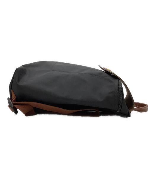 LONGCHAMP（ロンシャン）LONGCHAMP (ロンシャン) リュック Le Pliage ブラウン×ブラックの古着・服飾アイテム
