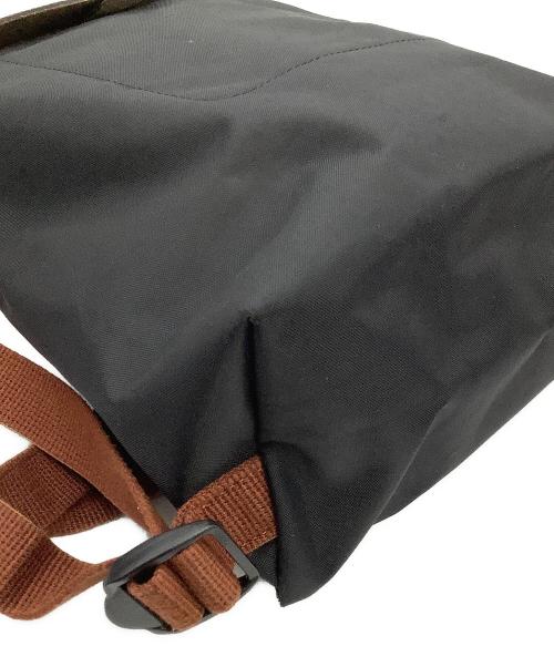 LONGCHAMP（ロンシャン）LONGCHAMP (ロンシャン) リュック Le Pliage ブラウン×ブラックの古着・服飾アイテム
