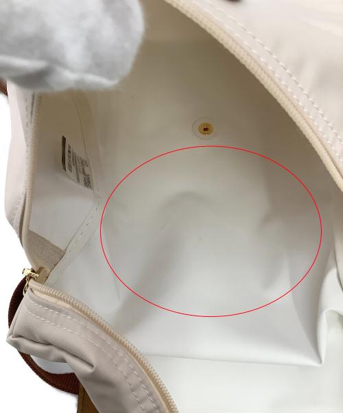 LONGCHAMP（ロンシャン）LONGCHAMP (ロンシャン) リュック Le Pliage ブラウン×ベージュの古着・服飾アイテム