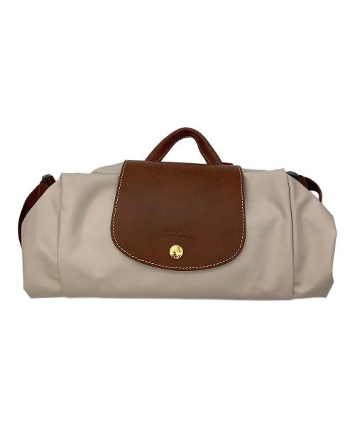 LONGCHAMP（ロンシャン）LONGCHAMP (ロンシャン) リュック Le Pliage ブラウン×ベージュの古着・服飾アイテム