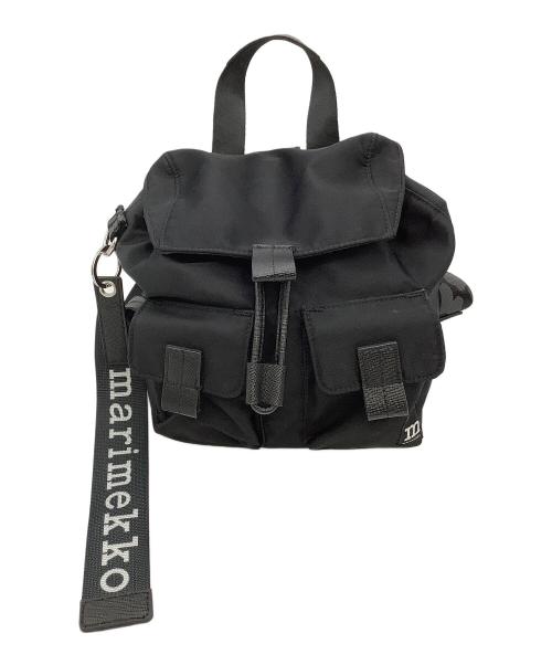 marimekko（マリメッコ）marimekko (マリメッコ) リュック EVERYTHING BACKPACK S SOLID ブラックの古着・服飾アイテム
