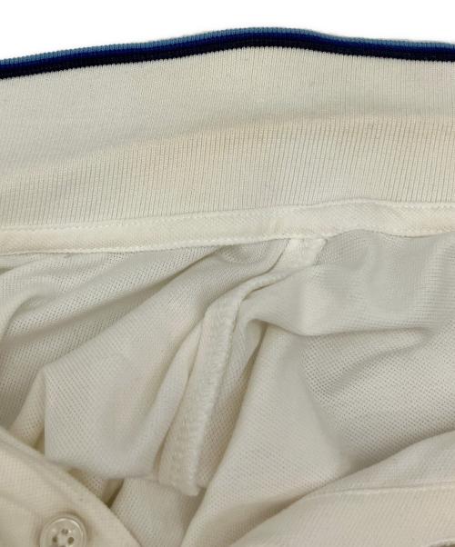 MONCLER（モンクレール）MONCLER (モンクレール) 半袖ポロシャツ ホワイト サイズ:Mの古着・服飾アイテム