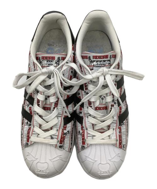 adidas（アディダス）adidas (アディダス) NIGO (二ゴー) スニーカー SUPERSTAR NIGO BEARFOOT ホワイト×ブラック サイズ:JP 270の古着・服飾アイテム