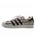 adidas (アディダス) NIGO (二ゴー) スニーカー SUPERSTAR NIGO BEARFOOT ホワイト×ブラック サイズ:JP 270：7000円
