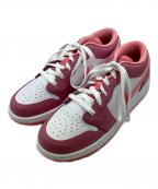 NIKE GSナイキ グレードスクール）の古着「スニーカー AIR JORDAN 1 LOW」｜ホワイト×ピンク