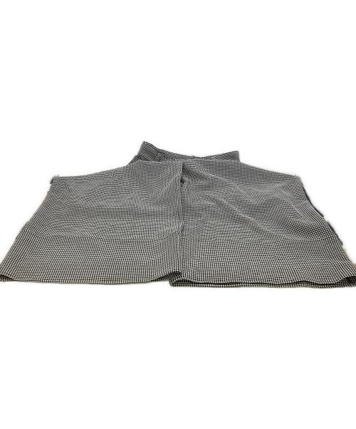 Snidel（スナイデル）Snidel (スナイデル) パンツ バリエワイドパンツ ホワイト×ブラックの古着・服飾アイテム