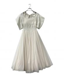 Snidel（スナイデル）の古着「半袖ワンピース」｜ホワイト