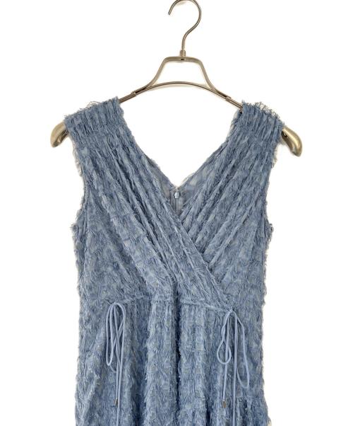 FRAY ID（フレイ アイディー）FRAY ID (フレイ アイディー) ノースリーブワンピース スカイブルーの古着・服飾アイテム