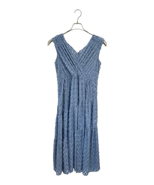 FRAY ID（フレイ アイディー）FRAY ID (フレイ アイディー) ノースリーブワンピース スカイブルーの古着・服飾アイテム
