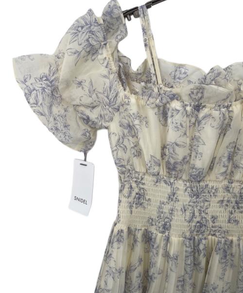 Snidel（スナイデル）Snidel (スナイデル) 半袖ワンピース イエロー×ブルー サイズ:1 未使用品の古着・服飾アイテム