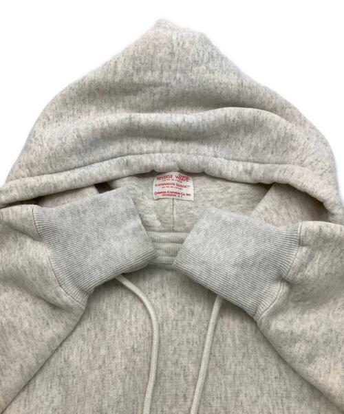 Champion REVERSE WEAVE（チャンピオン リバース ウィーブ）Champion REVERSE WEAVE (チャンピオン リバース ウィーブ) パーカー PULLOVER AFTER HOODED SWEAT SHIRT ホワイト サイズ:X-LARGEの古着・服飾アイテム