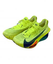 NIKE（ナイキ）の古着「スニーカー　Alpha Fly 3 "Volt/Dusty Cactus/Total Orange/Concord"」｜黄緑×ブルー