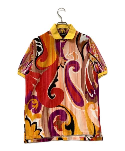 ETRO（エトロ）ETRO (エトロ) 半袖シャツ パイル地 襟付きポロシャツ マルチカラー サイズ:40の古着・服飾アイテム
