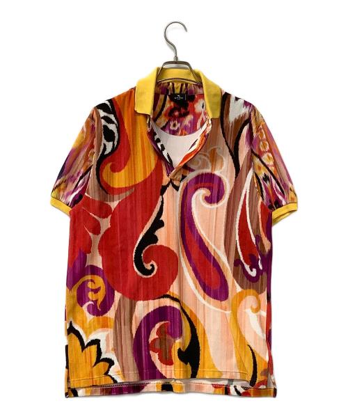 ETRO（エトロ）ETRO (エトロ) 半袖シャツ パイル地 襟付きポロシャツ マルチカラー サイズ:40の古着・服飾アイテム