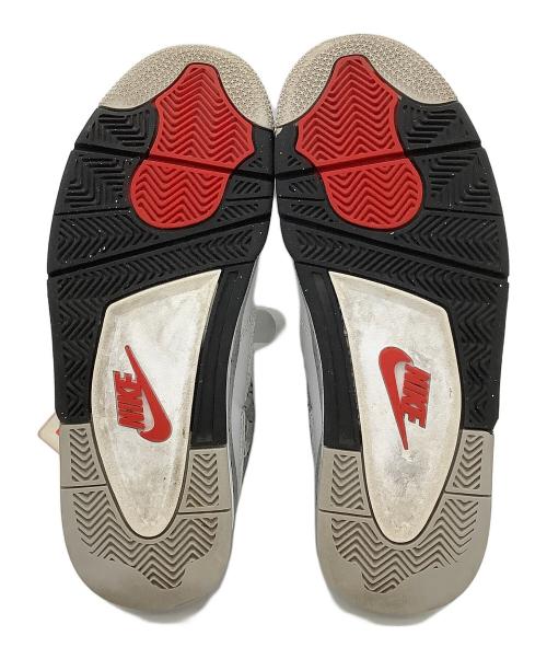 NIKE（ナイキ）NIKE (ナイキ) ハイカットスニーカー AIR JORDAN 4 RETRO OG ホワイト サイズ:cm 28の古着・服飾アイテム