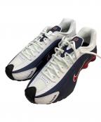 NIKEナイキ）の古着「ミッドカットスニーカー」｜ホワイト×ネイビー