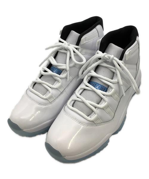 NIKE（ナイキ）NIKE (ナイキ) ハイカットスニーカー AIR JORDAN 11 RETRO ホワイト サイズ:cm 28の古着・服飾アイテム