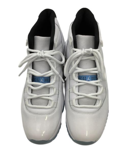 NIKE（ナイキ）NIKE (ナイキ) ハイカットスニーカー AIR JORDAN 11 RETRO ホワイト サイズ:cm 28の古着・服飾アイテム