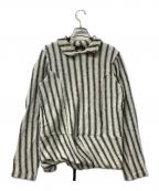 tricot COMME des GARCONSトリココムデギャルソン）の古着「ニット 薄手ニット」｜ホワイト×ブラック