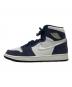 NIKE (ナイキ) スニーカー AIR JORDAN 1 HIGH OG CO.JP ネイビー×ホワイト サイズ:cm 27：20000円
