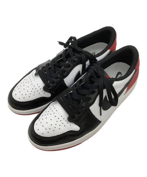 NIKE（ナイキ）NIKE (ナイキ) スニーカー AIR JORDAN 1 RETRO LOW OG ブラック×レッド サイズ:cm 27の古着・服飾アイテム