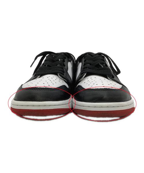 NIKE（ナイキ）NIKE (ナイキ) スニーカー AIR JORDAN 1 RETRO LOW OG ブラック×レッド サイズ:cm 27の古着・服飾アイテム