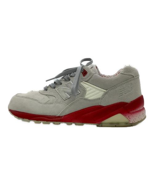 NEW BALANCE（ニューバランス）NEW BALANCE (ニューバランス) スニーカー New Balance 580 Bait Storm Shadow グレー×レッド サイズ:27の古着・服飾アイテム