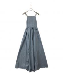 FRAY ID（フレイ アイディー）の古着「キャミソールワンピース バックオープンキャミワンピース」｜スカイブルー