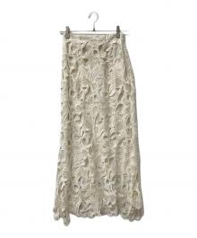 Snidel（スナイデル）の古着「ロングスカート」｜ベージュ