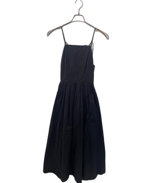 Snidel（スナイデル）Snidel (スナイデル) キャミソールワンピース ブラックの古着・服飾アイテム