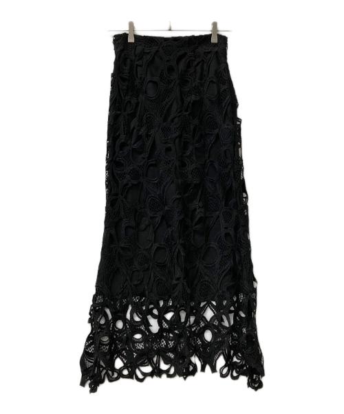 Snidel（スナイデル）Snidel (スナイデル) ロングスカート ブラックの古着・服飾アイテム