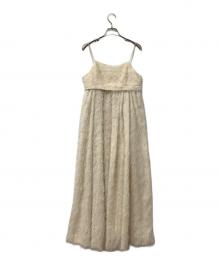 Lily Brown（リリーブラウン）の古着「キャミソールワンピース」｜ベージュ