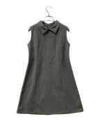 Snidelスナイデル）の古着「ノースリーブワンピース カラーミニワンピース」｜グレー