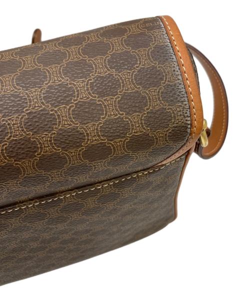 CELINE（セリーヌ）CELINE (セリーヌ) ショルダーバッグ マカダム ブラウンの古着・服飾アイテム