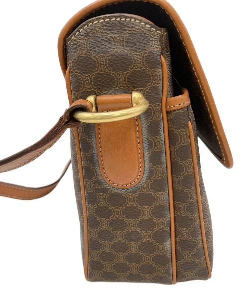 CELINE（セリーヌ）CELINE (セリーヌ) ショルダーバッグ マカダム ブラウンの古着・服飾アイテム