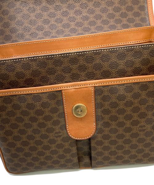 CELINE（セリーヌ）CELINE (セリーヌ) ショルダーバッグ マカダム ブラウンの古着・服飾アイテム