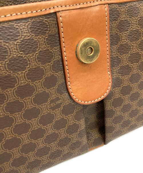 CELINE（セリーヌ）CELINE (セリーヌ) ショルダーバッグ マカダム ブラウンの古着・服飾アイテム