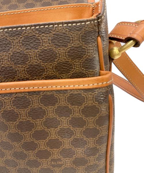 CELINE（セリーヌ）CELINE (セリーヌ) ショルダーバッグ マカダム ブラウンの古着・服飾アイテム