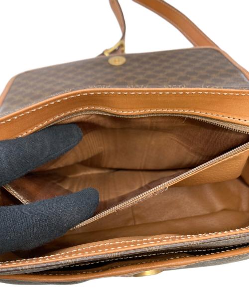 CELINE（セリーヌ）CELINE (セリーヌ) ショルダーバッグ マカダム ブラウンの古着・服飾アイテム