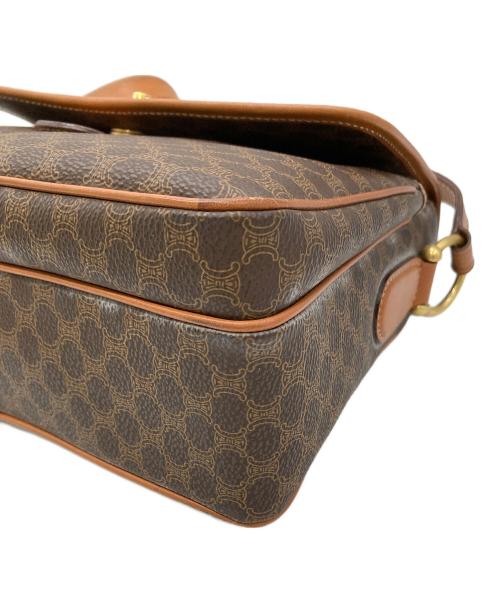 CELINE（セリーヌ）CELINE (セリーヌ) ショルダーバッグ マカダム ブラウンの古着・服飾アイテム