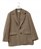 FRAY IDフレイ アイディー）の古着「テーラードジャケット バリエーションオーバーサイズジャケット」｜ブラウン