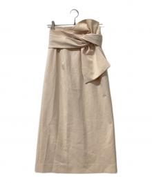 CELFORD（セルフォード）の古着「ウエストリボンタイトスカート」｜ピンク