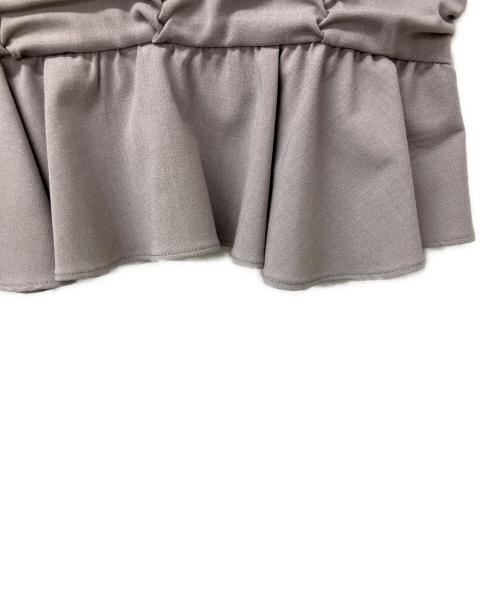 Snidel（スナイデル）Snidel (スナイデル) ギャザーデザインビスチェ グレー サイズ:ONEの古着・服飾アイテム