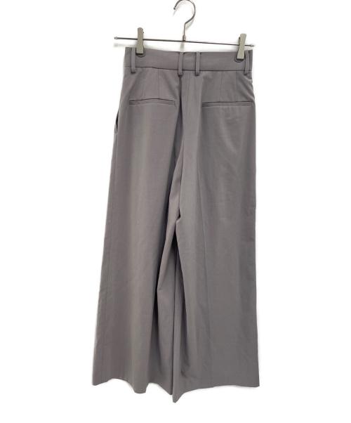 Snidel（スナイデル）Snidel (スナイデル) タッククロスワイドパンツ グレーの古着・服飾アイテム