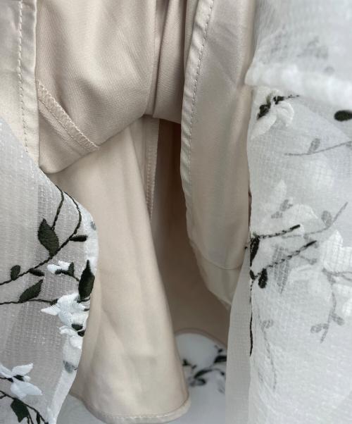 FRAY ID（フレイ アイディー）FRAY ID (フレイ アイディー) シアーマグノリアスカート ホワイト サイズ:0の古着・服飾アイテム