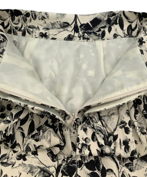 Snidel（スナイデル）Snidel (スナイデル) スカート バルーンペプラムスカート ブラウン×ブラックの古着・服飾アイテム