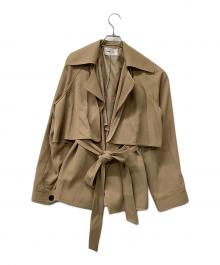 FRAY ID（フレイ アイディー）の古着「トレンチコート 3wayミドルトレンチコート」｜ブラウン