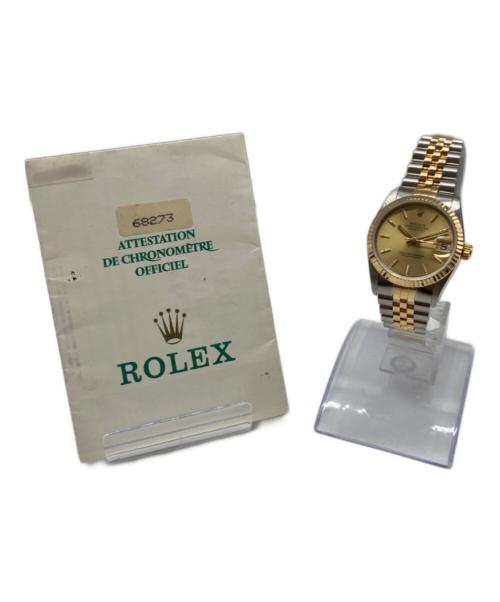 ROLEX（ロレックス）ROLEX (ロレックス) Datejust31 デイトジャスト31 Ref.68273 シャンパン文字盤 サイズ:31ｍｍの古着・服飾アイテム